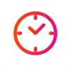 A picture of a clock with a tick mark on it