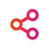 A red icon with two circles on it
