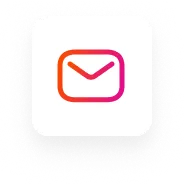 A square button with a check mark on it