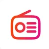 A television with a red and pink color scheme