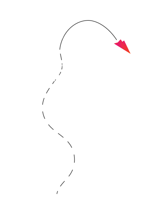 A black silhouette of a person with a red umbrella