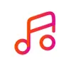 A music note with a pink background